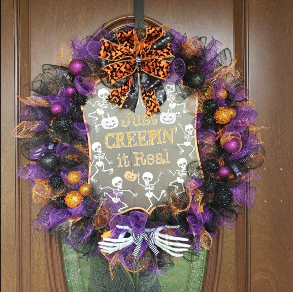 Halloween wreath 🎃 👻